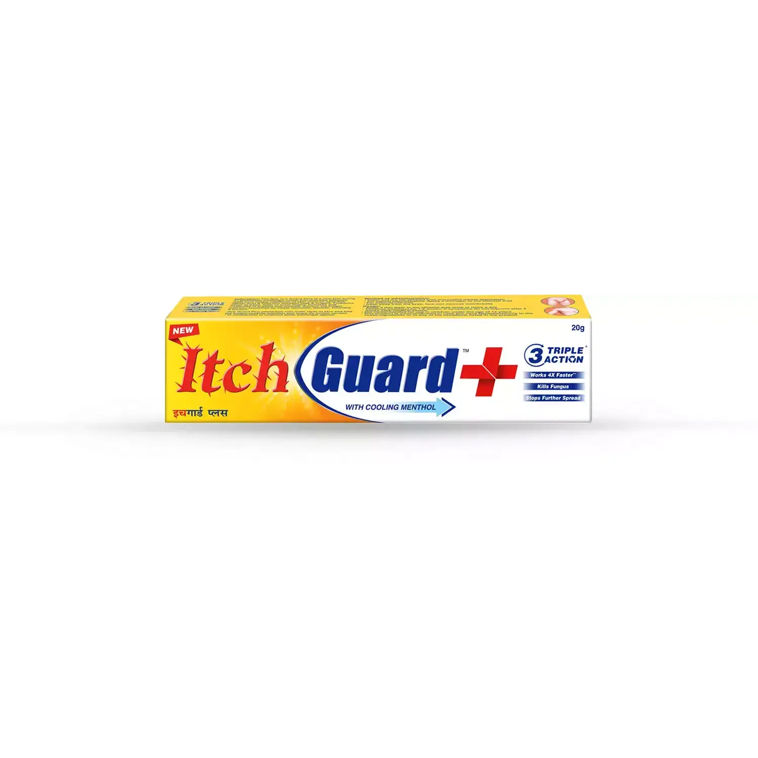 Itch Guard Plus Cream with Cooling Menthol | Triple Action Formula